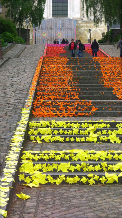 Расписные ступеньки: 32 лестничный декор в разных городах мира
