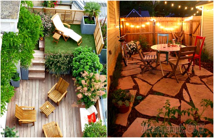 15 реальных идей, которые помогут обустроить узкий дворик на даче для дома и дачи,идеи и вдохновение