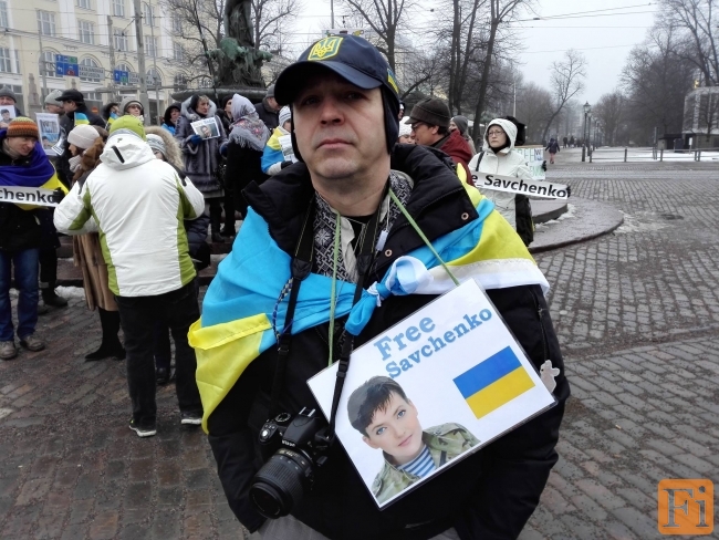 В Хельсинки прошла демонстрация в защиту Надежды Савченко