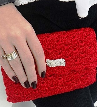 Вязание клатча крючком