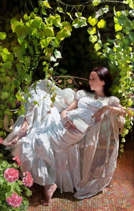 Художники Андрей Беличенко и Мария Бухтиярова. Девичий стан, шелками схваченный… 