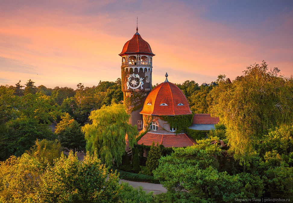 Светлогорск с высоты — курорт в Калининградской области