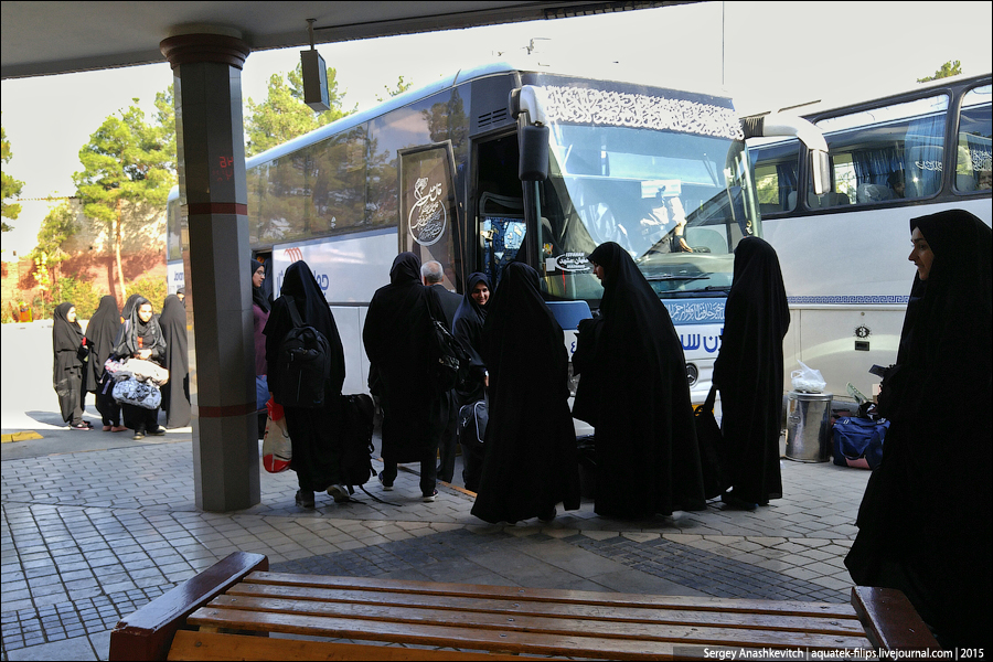 Путешествие по Ирану на автобусе автобус, иран, общественный транспорт