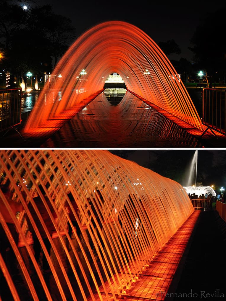 Fountain "Tunnel Of Surprises", Lima, Peru Fountain "Tunnel Of Surprises", Lima, Peru