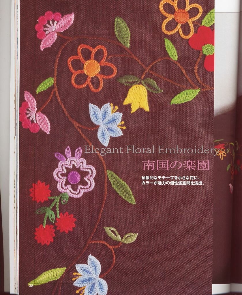 Японские дизайнеры и модная ботаническая вышивка (1)