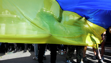 Митинг у Российского посольства в Киеве, архивное фото