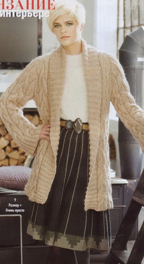 Вязание кардигана