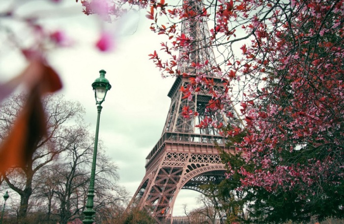 Башня в центре Парижа, самая узнаваемая архитектурная достопримечательность.