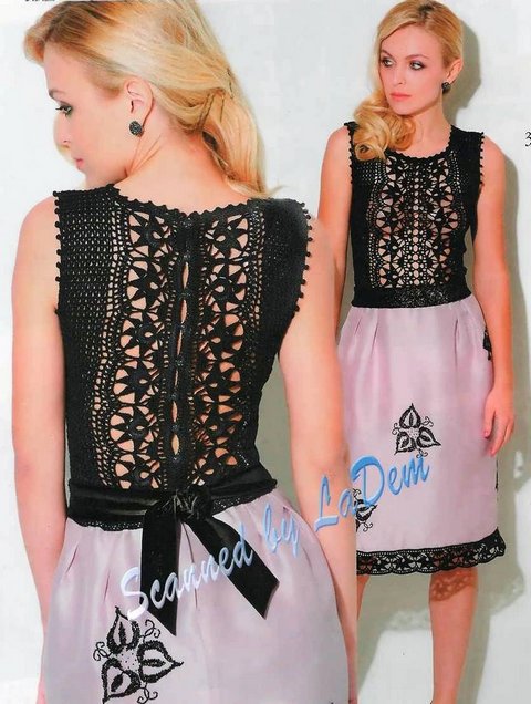 Комбинируем ткань и вязание: схемы и описание