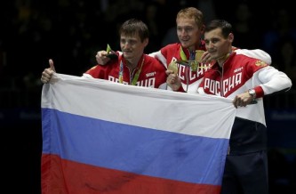 Российские спортсмены 