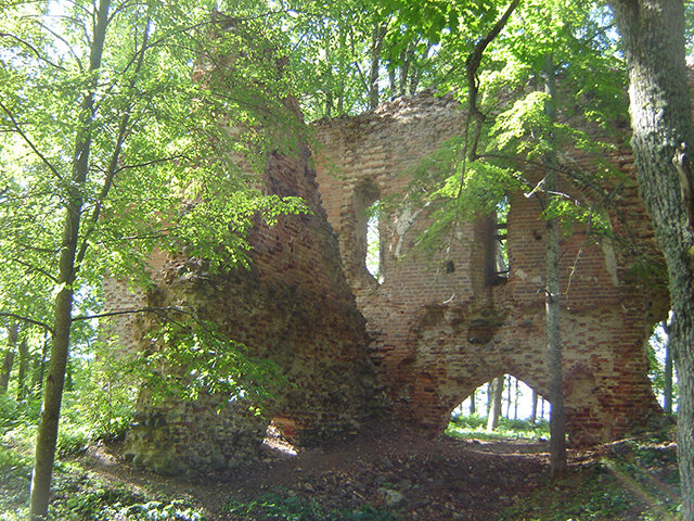 Руины Рингенского замка. Наши дни
