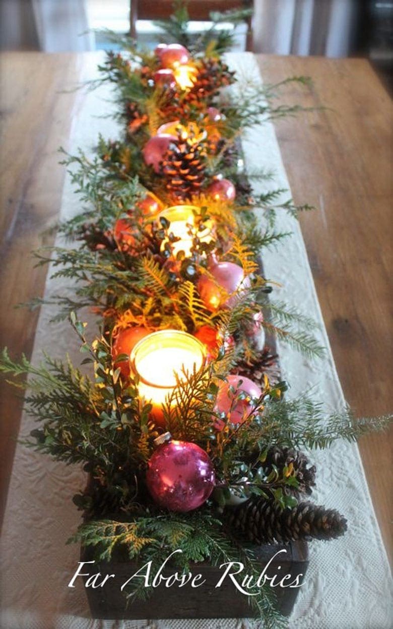 Красивые идеи по декорированию новогоднего стола для создания атмосферы праздника красиво, стола, новогоднего, часть, чтобы, Красивая, миниатюрные, может, праздничного, элементом, Центральным, венки, рождественские, Очень, смотрятся, многоуровневое, фонариками, шарами, оформленные, подносы