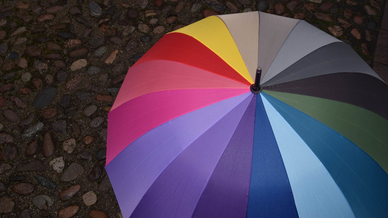 Яркий зонт поднимет настроение и защитит от капризов погоды