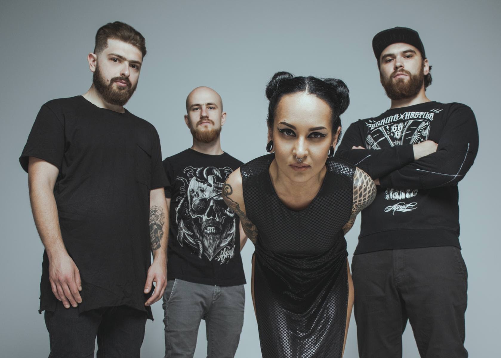 Jinjer группа, группе, Jinjer, Шмайлюк, коллективу, Mirror, вокал, «Hypocrites, «Objects, Татьяна, украинская, Closer, Cloud, альбомом, EverythingСостав , Factory2016,  Татьяна,  Роман, Ибрамхалилов, альбомы2014