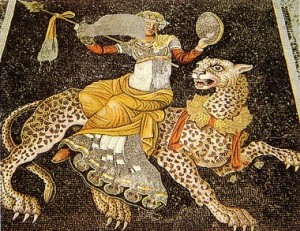 Дионис в женском обличье на Белом Леопарде
