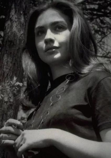 Хилари Клинтон, 22 года. знаменитости, редкие, фото