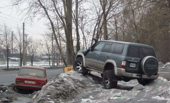 Подборка автомобильных приколов