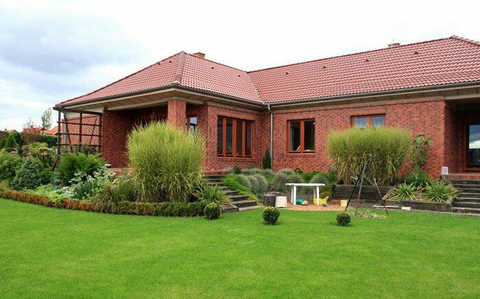 Красивые идеи фасадов частных одноэтажных домов домашний очаг,,поделки,своими руками,умелые руки