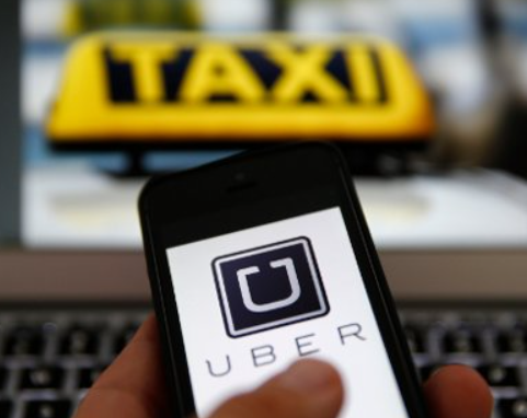 Европейские таксисты устроили акцию протеста против Uber в Брюсселе