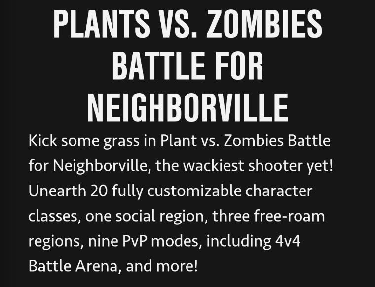 Слухи: в новом шутере по Plants vs. Zombies будет 20 настраиваемых классов и 9 PvP-режимов plants vs,zombies,Игровые новости,Игры,слухи