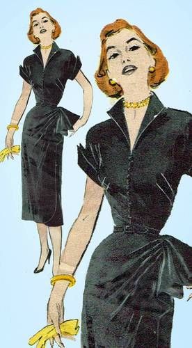 "Прекрасное далеко" — модели нарядных платьев 50-х годов прошлого века. Роскошная женственность! мода,мода 50-х,модный обзор,Наряды,образ,ретро,стиль