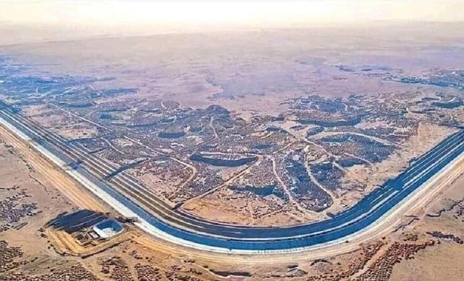 Через пустыню Египта собираются пустить искусственную реку длиной 114 километров: как она выглядит 