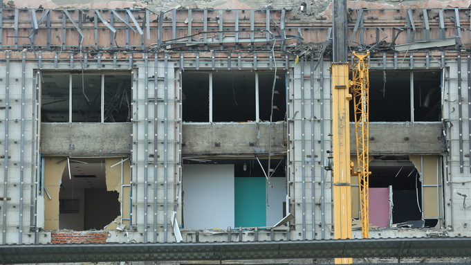 ЦУМ разбирают в Барнауле / Фото: Екатерина Смолихина / amic.ru