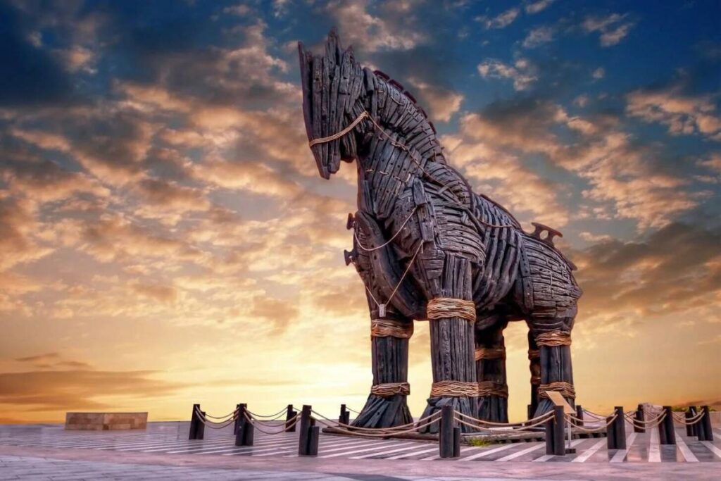 Как греки построили Троянского коня и проникли в город