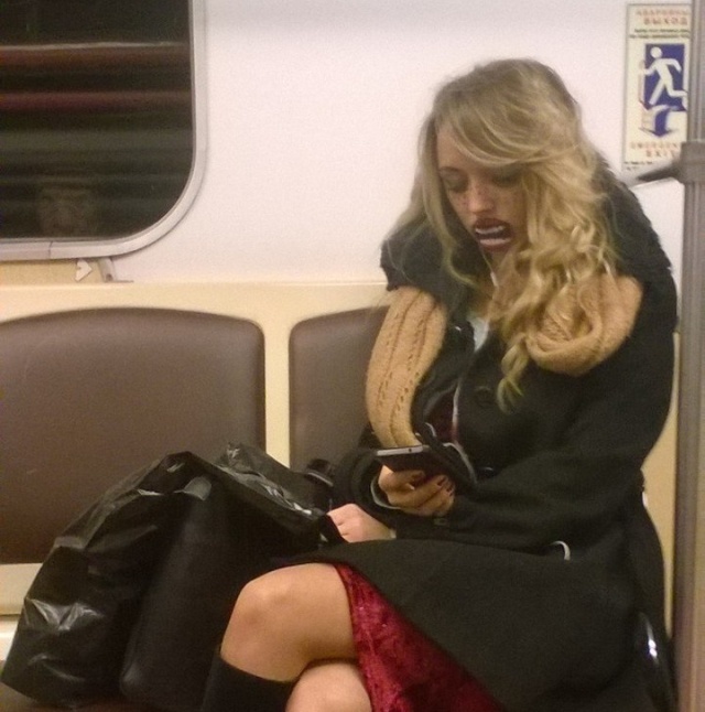 Странные модники в нашем метро Странные модники в нашем метро смешные картинки