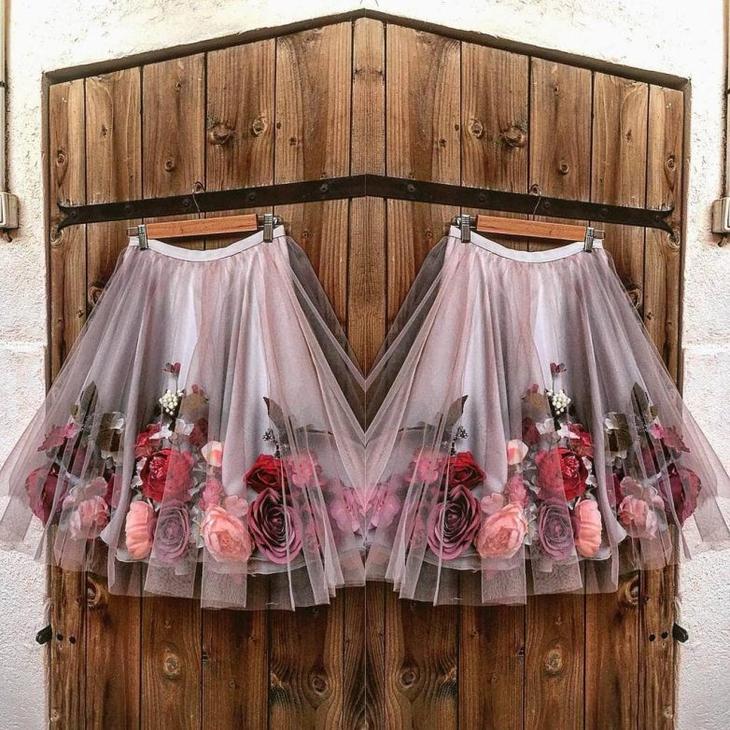 Очень красивые наряды из шифона и искусственных цветов Очень красивые наряды из шифона и искусственных цветов лучшее,мода,модные советы,Наряды