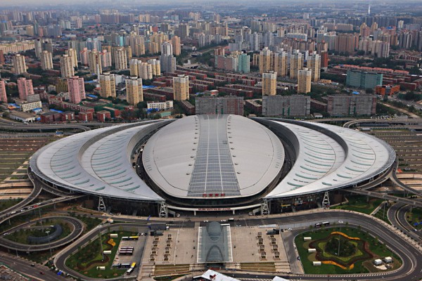 архитектура южный вокзал пекин