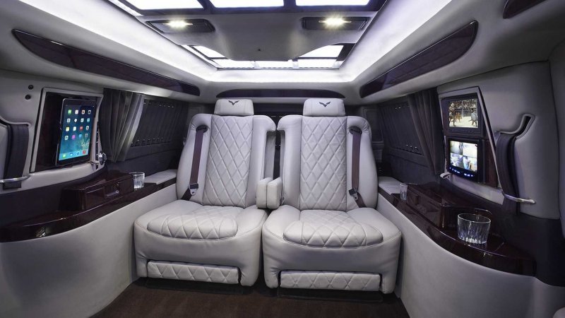 Бронированный Cadillac Escalade с невероятно роскошным салоном Бронированный Cadillac Escalade с невероятно роскошным салоном cadillac escalade