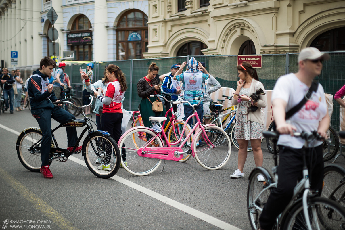 Велопробег москва фото