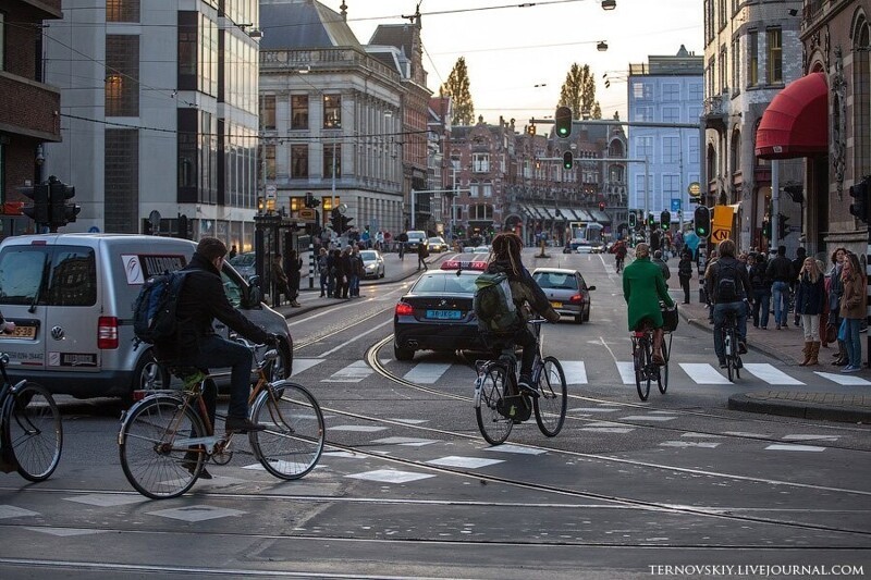 Амстердам — город велосипедов Амстердам,велосипеды,Нидерланды