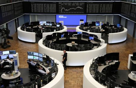 The German share price index DAX graph is pictured at the stock exchange in Frankfurt, Germany August 10, 2021. REUTERS/Staff