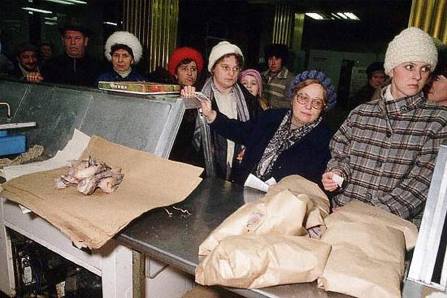 Запрещённые в СССР фотографии магазинов.