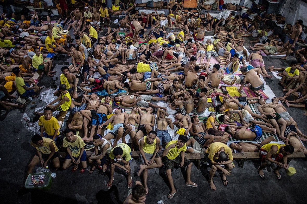Тюрьма на Филиппинах заключенные,тюрьма,Филиппины