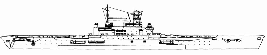 ​Авианосец проекта 72 (вариант I-Б) Источник – А. В. Платонов. Несостоявшиеся авианосные державы - Несостоявшиеся советские авианосцы: проект 72 перед лицом проблем | Военно-исторический портал Warspot.ru