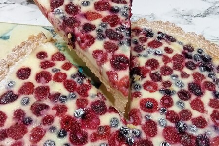 Фото к рецепту: Очень вкусный летний пирог с ягодами