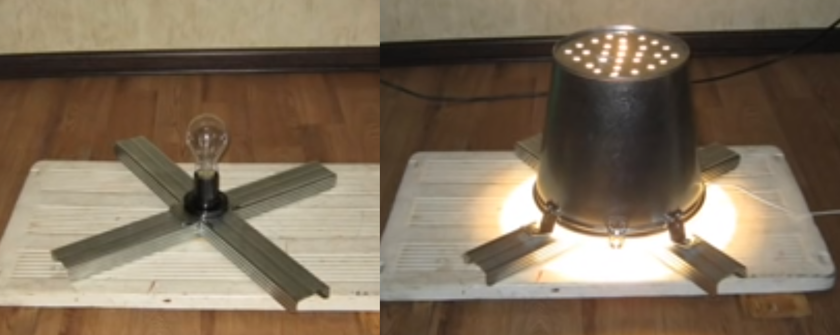 Зачем лампы накаливания оборачивают фольгой для дома и дачи,мастер-класс