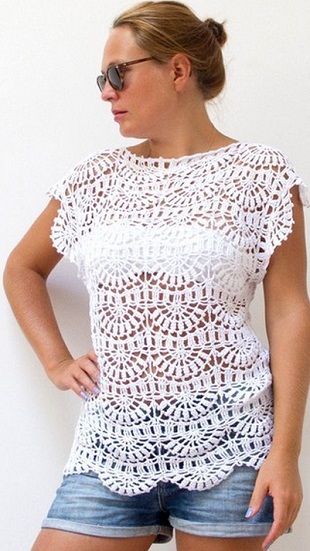 Схема летней туники