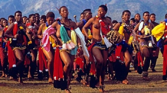 Парад девственниц в Свазиленде 2017