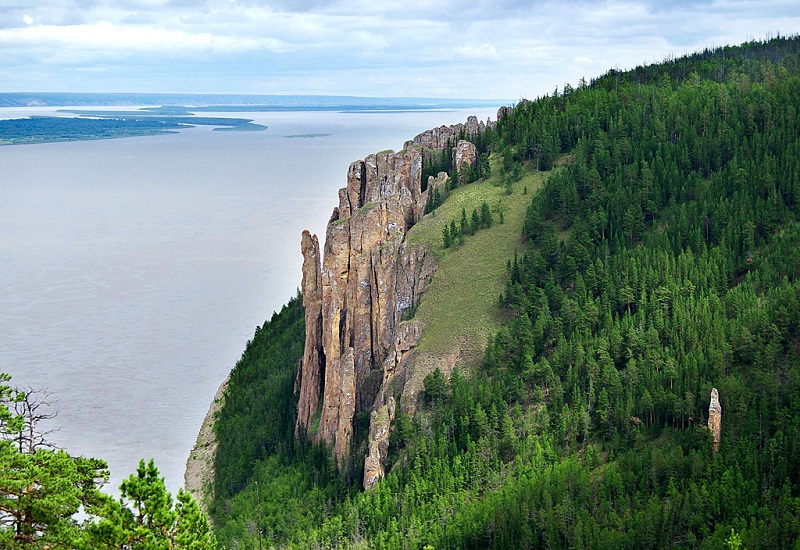 Ленские столбы. Якутия. Россия. Красивое фото