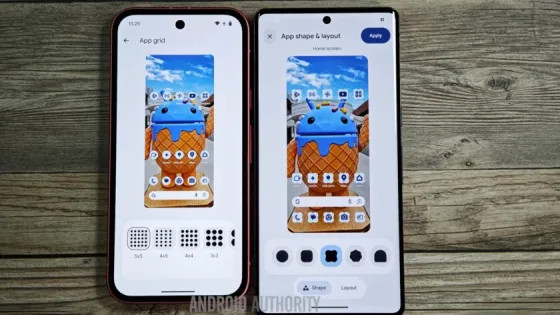 В Сеть попали живые фото масштабного редизайна Android 16