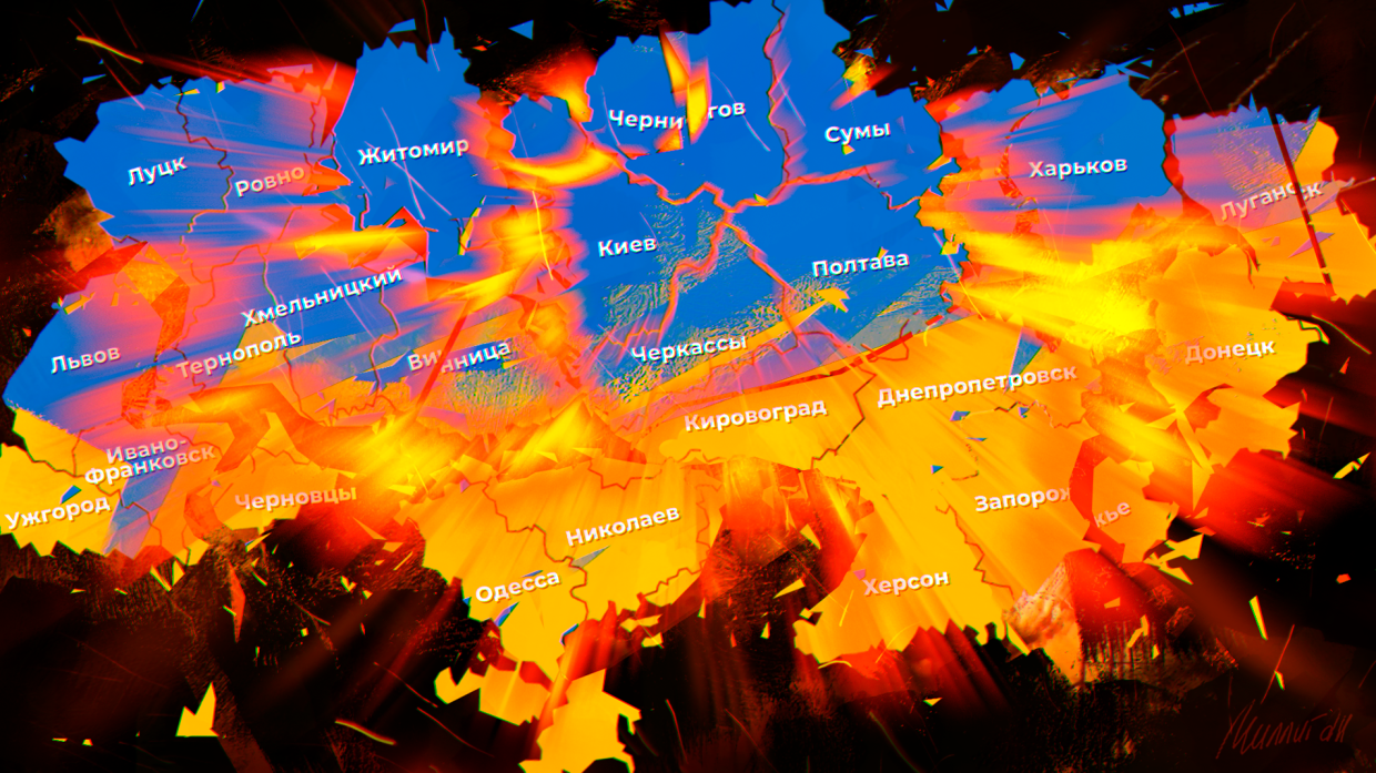 Украину предложили обмотать проволокой после закона об «агрессоре»