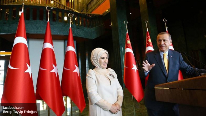 Турецкая оппозиция диагностировала заморозку мозга у жены Эрдогана
