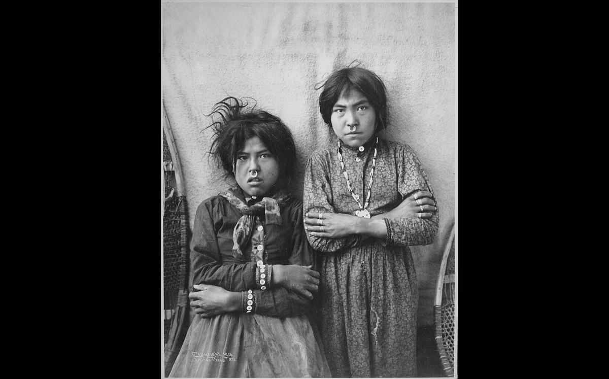 Тлинкитские девочки - фото 1903-го года