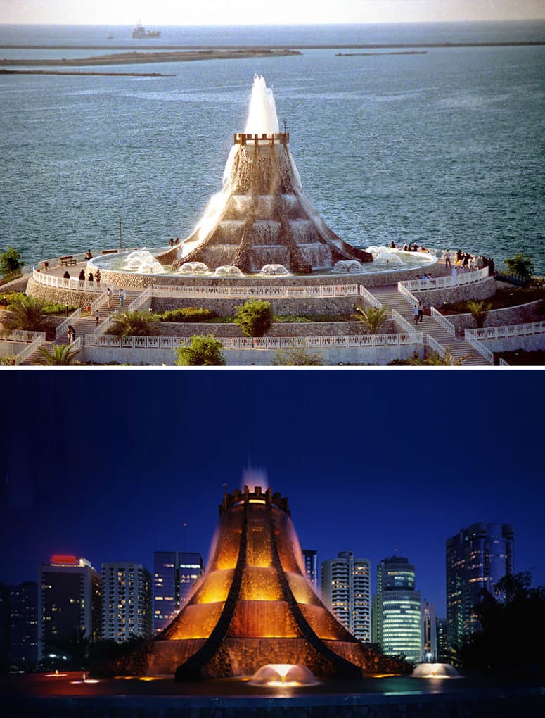 Volcano Fountain, Abu Dhabi, United Arab Emirates (Demolished)