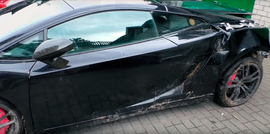 Российский механик Артур Туссик восстанавливает сильно поврежденный в ДТП Lamborghini Gallardo Российский механик Артур Туссик восстанавливает сильно поврежденный в ДТП Lamborghini Gallardo авто,авто и мото,автоновости