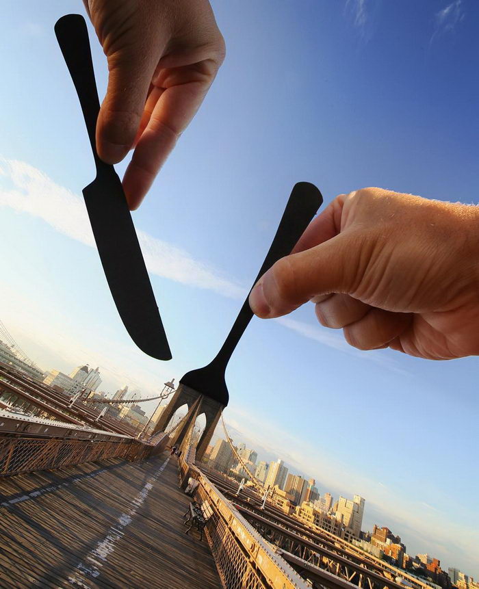 Забавные работы мастера коллажей Забавные работы мастера коллажей